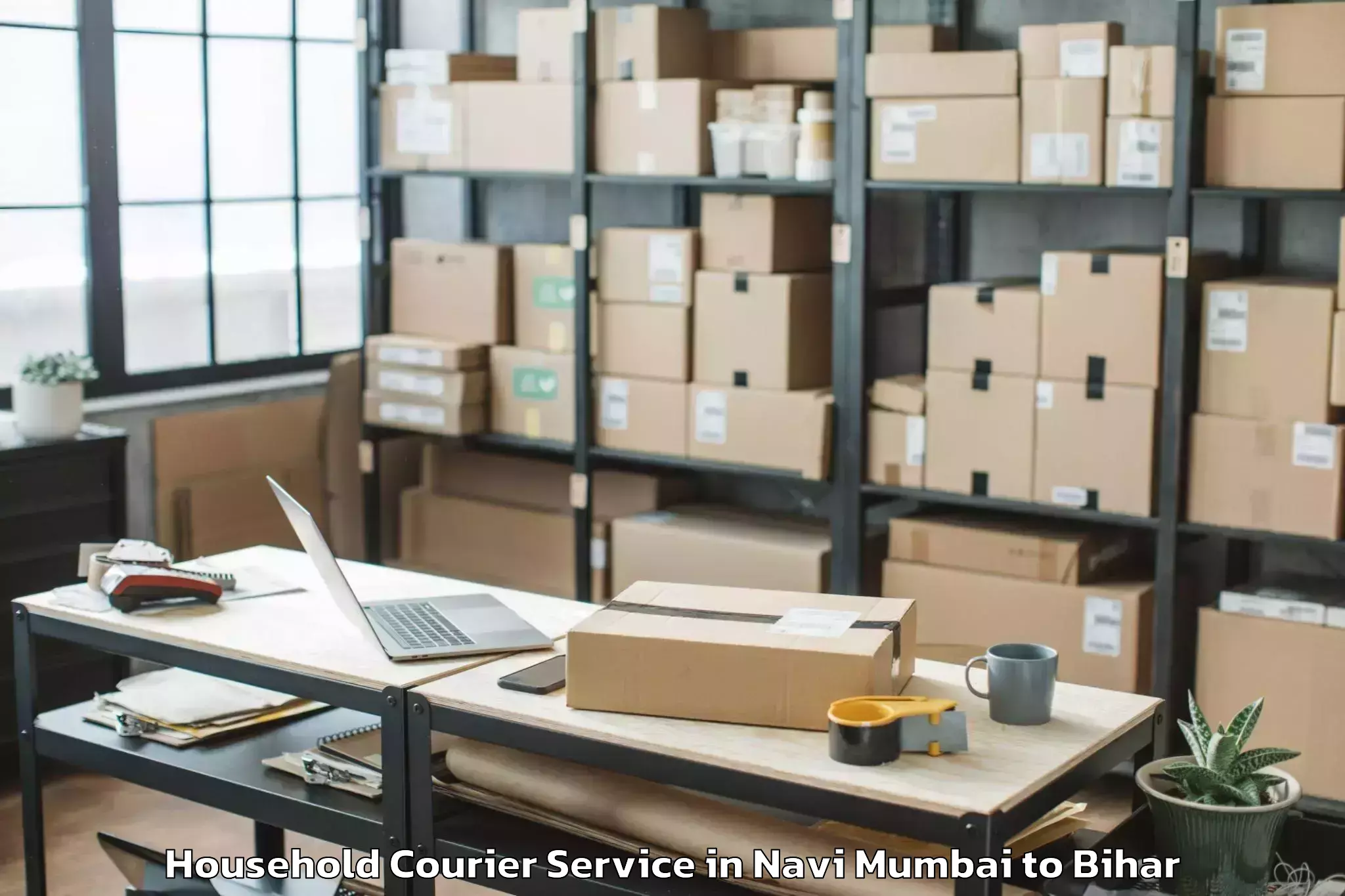 Easy Navi Mumbai to Damdaha East Household Courier Booking